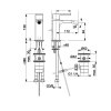 KFA Armatura Dust  bateria bidetowa chrom z korkiem 93832495